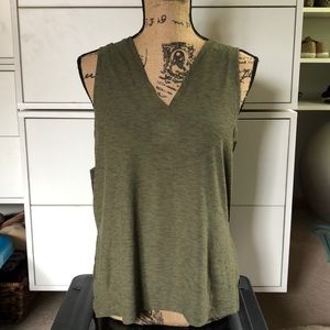 NWT Workout tank top, olive green